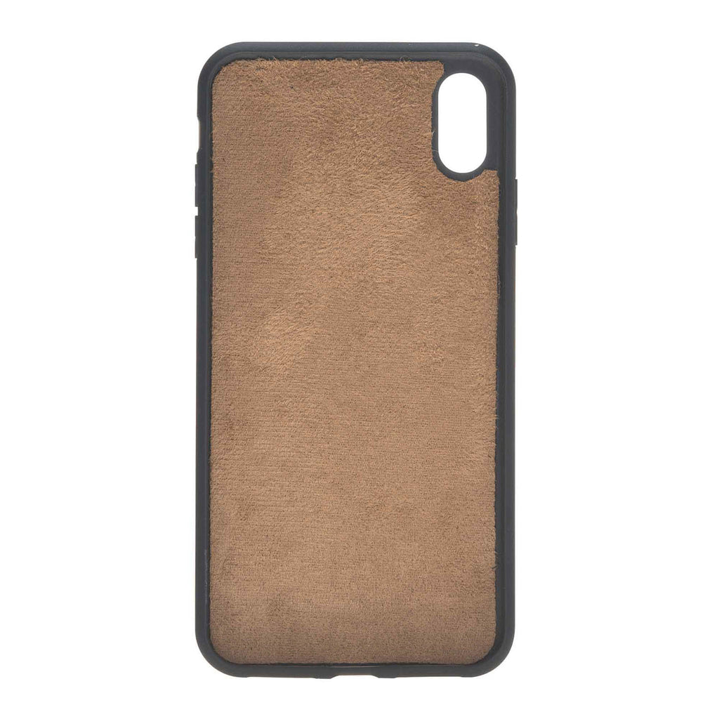 iPhone XR Brown Leather Detachable 2-in-1 Wallet Case with Card Holder - Hardiston - 7