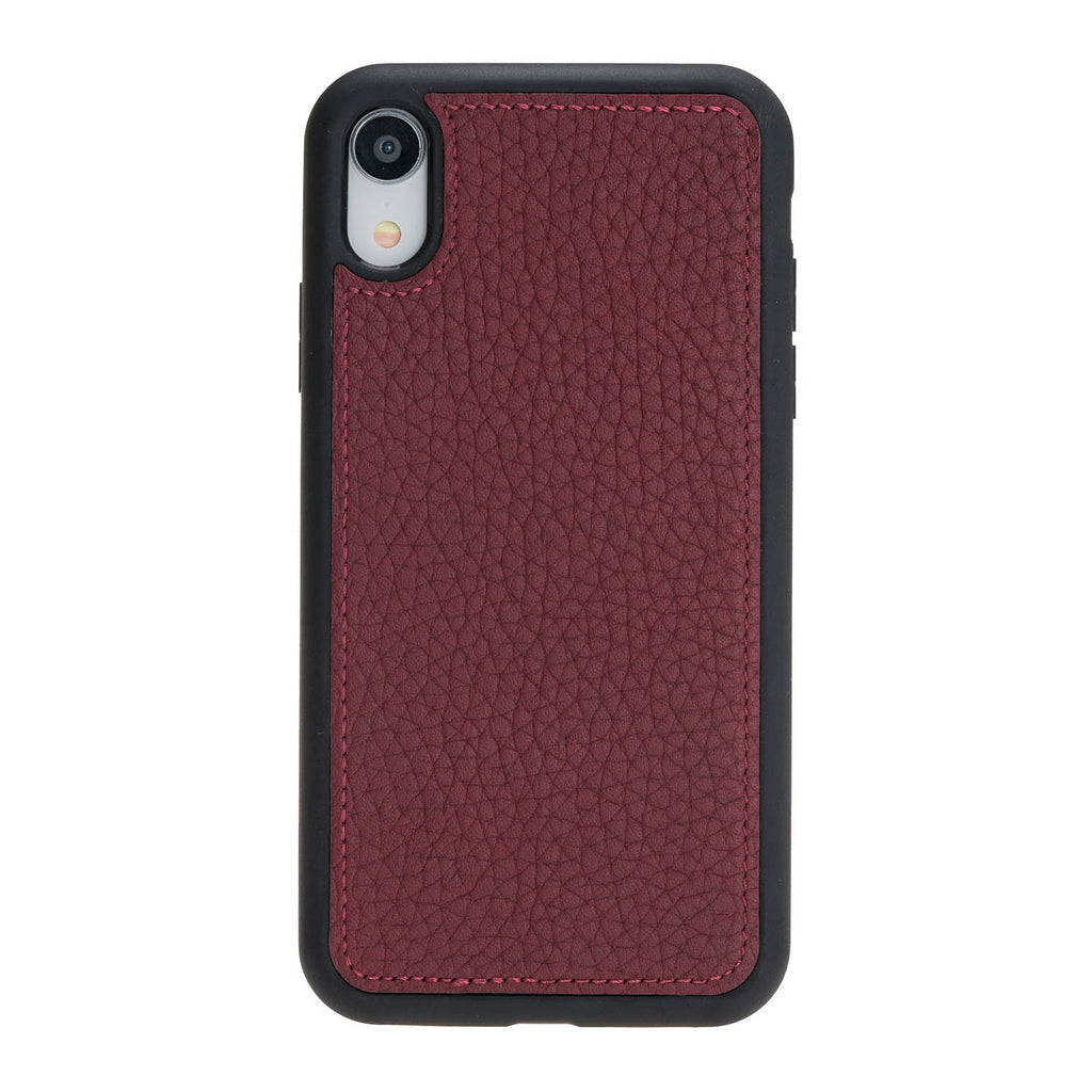 iPhone XR Burgundy Leather Detachable 2-in-1 Wallet Case with Card Holder - Hardiston - 6