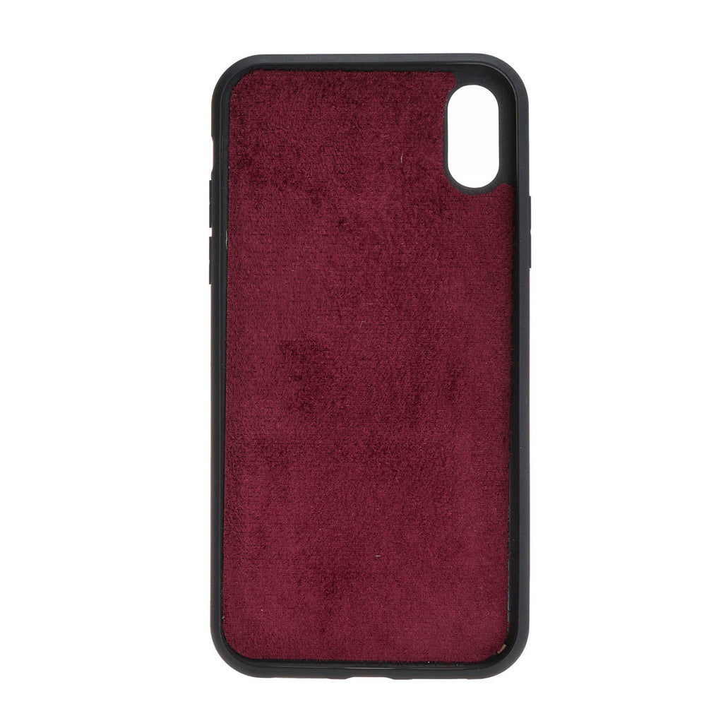 iPhone XR Burgundy Leather Detachable 2-in-1 Wallet Case with Card Holder - Hardiston - 7
