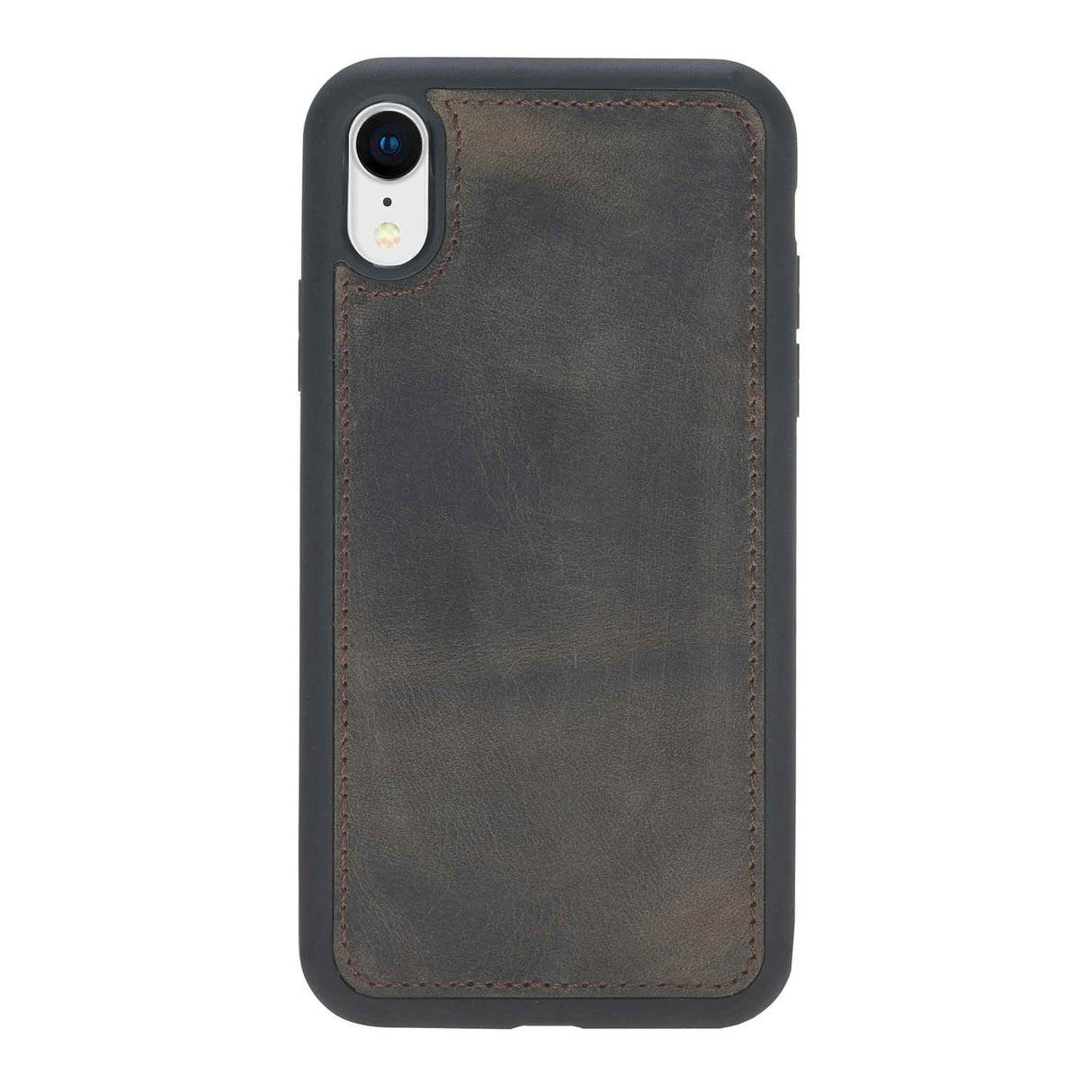 iPhone XR Mocha Leather Detachable 2-in-1 Wallet Case with Card Holder - Hardiston - 6