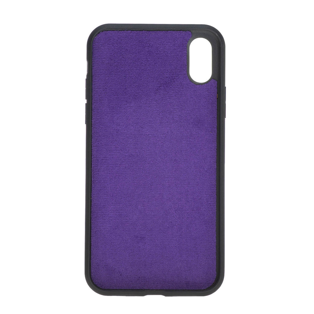 iPhone XR Purple Leather Detachable Dual 2-in-1 Wallet Case with Card Holder - Hardiston - 8