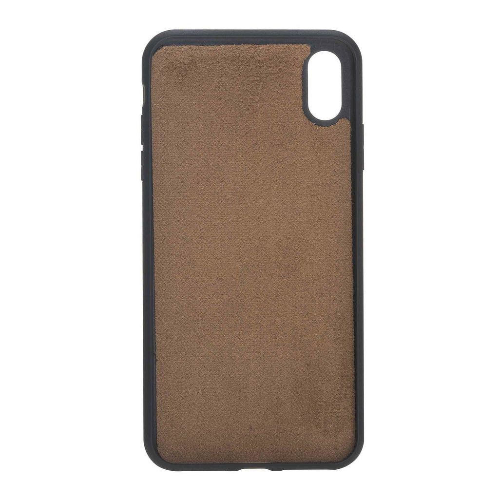 iPhone XS Max Amber Leather Detachable 2-in-1 Wallet Case with Card Holder - Hardiston - 7