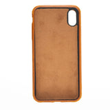 iPhone XS Max Amber Leather Snap-On Case with Card Holder - Hardiston - 4