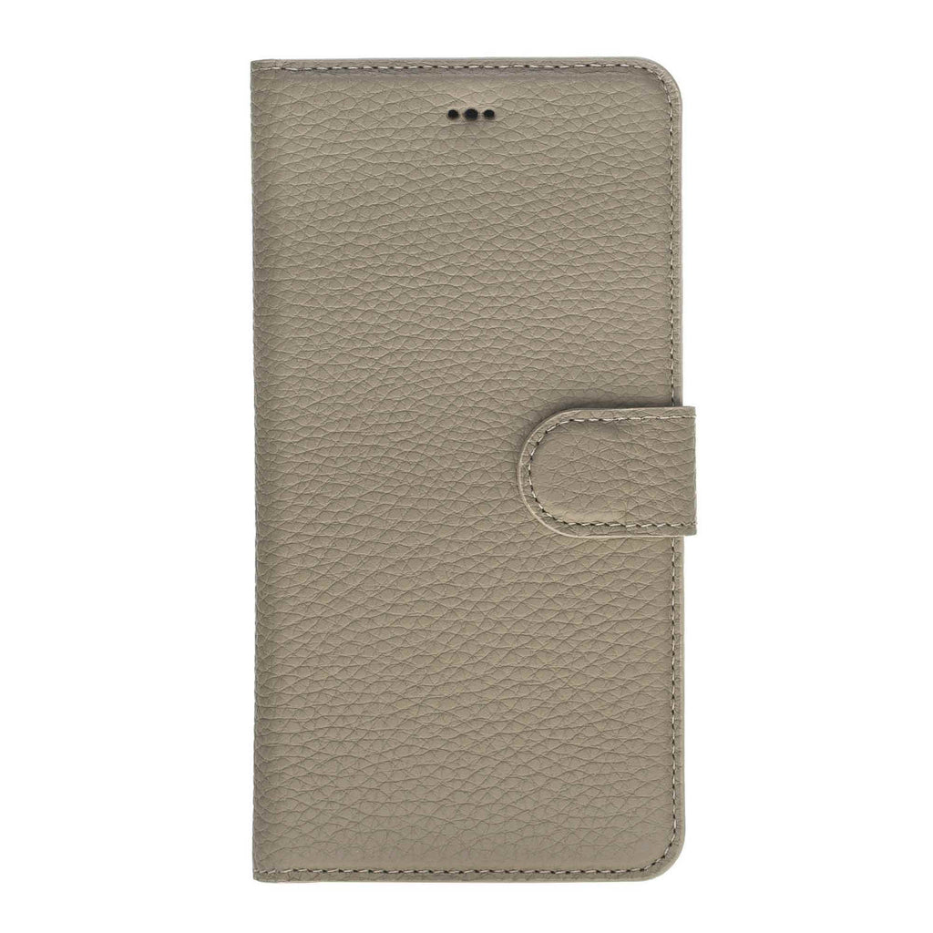 iPhone XS Max Beige Leather Detachable 2-in-1 Wallet Case with Card Holder - Hardiston - 4