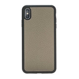 iPhone XS Max Beige Leather Detachable 2-in-1 Wallet Case with Card Holder - Hardiston - 6