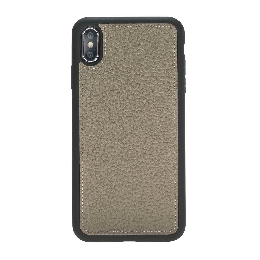 iPhone XS Max Beige Leather Detachable 2-in-1 Wallet Case with Card Holder - Hardiston - 6
