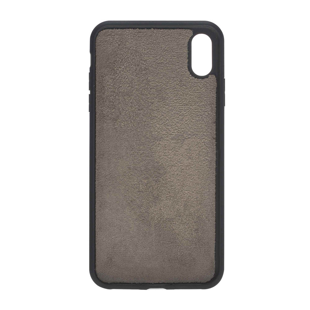 iPhone XS Max Beige Leather Detachable 2-in-1 Wallet Case with Card Holder - Hardiston - 7