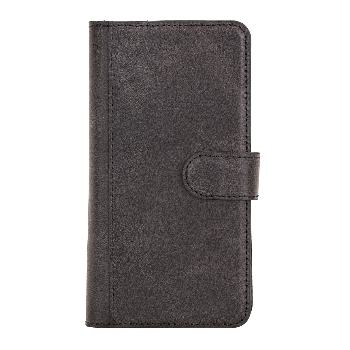 iPhone XS Max Black Leather Detachable Dual 2-in-1 Wallet Case with Card Holder - Hardiston - 5