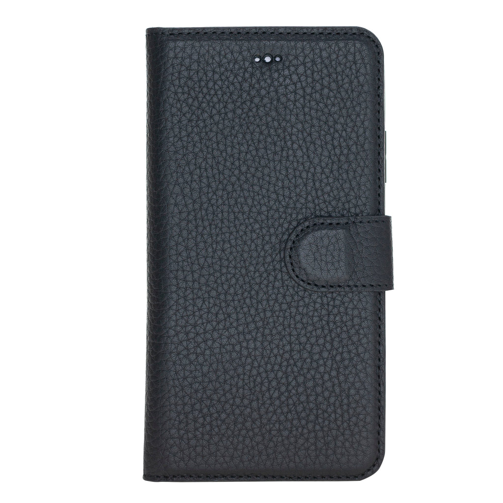 iPhone XS Max Black Leather Detachable 2-in-1 Wallet Case with Card Holder - Hardiston - 4
