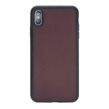 iPhone XS Max Burgundy Leather Detachable 2-in-1 Wallet Case with Card Holder - Hardiston - 6