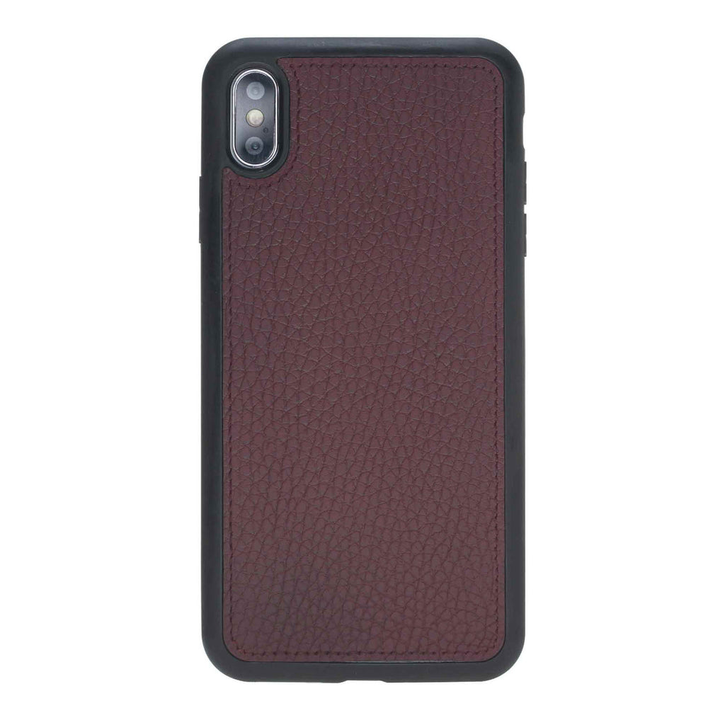 iPhone XS Max Burgundy Leather Detachable 2-in-1 Wallet Case with Card Holder - Hardiston - 6