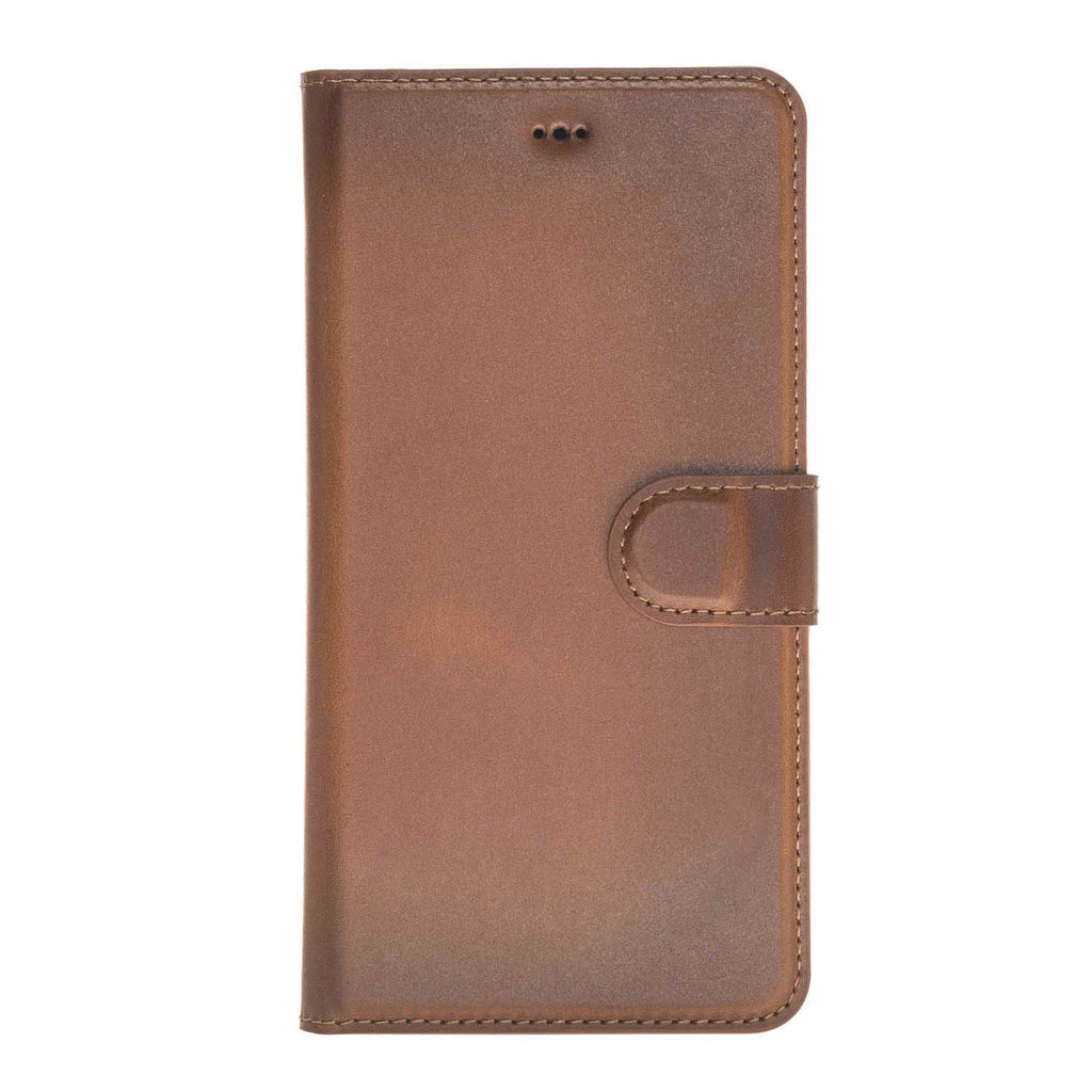 iPhone XS Max Russet Leather Detachable 2-in-1 Wallet Case with Card Holder - Hardiston - 4