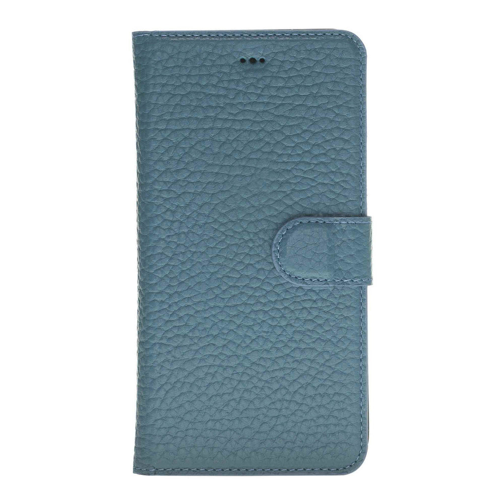 iPhone XS Max Turquoise Leather Detachable 2-in-1 Wallet Case with Card Holder - Hardiston - 4