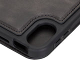iPad Black Leather Wallet Case by Hardiston - premium iPad Cases