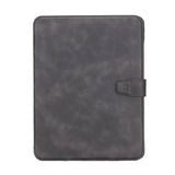 iPad Black Leather Wallet Case by Hardiston - premium mws_apo_generated