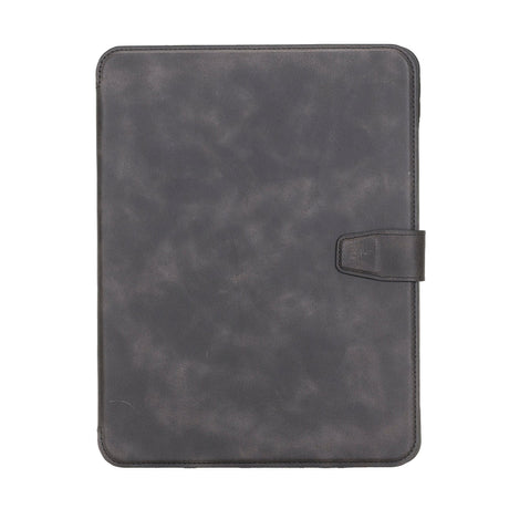 iPad Black Leather Wallet Case by Hardiston - premium mws_apo_generated