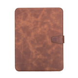 iPad Brown Leather Wallet Case by Hardiston - premium mws_apo_generated