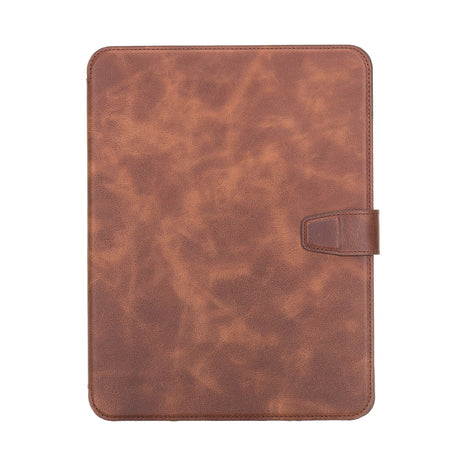 iPad Brown Leather Wallet Case by Hardiston - premium mws_apo_generated