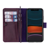 iPhone 11 Dual Fold Magnetic Detachable Leather Wallet Case by Hardiston - premium iPhone 11 Cases