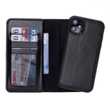 iPhone 11 Dual Fold Magnetic Detachable Leather Wallet Case by Hardiston - premium iPhone 11 Cases