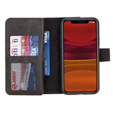 iPhone 11 Pro Dual Fold Magnetic Detachable Leather Wallet Case by Hardiston - premium iPhone 11 Cases