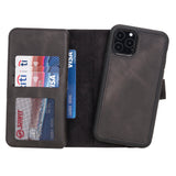 iPhone 11 Pro Dual Fold Magnetic Detachable Leather Wallet Case by Hardiston - premium iPhone 11 Cases