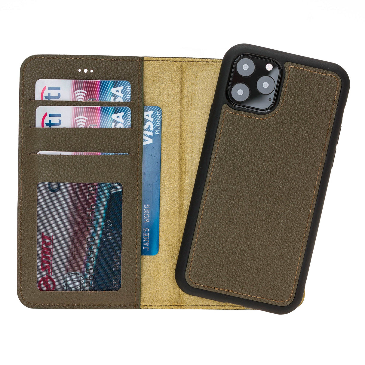 iPhone 11 Pro Leather Wallet Case by Hardiston - premium iPhone 11 Cases