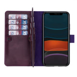 iPhone 11 Pro Max Dual Fold Magnetic Detachable Leather Wallet Case by Hardiston - premium iPhone 11 Cases