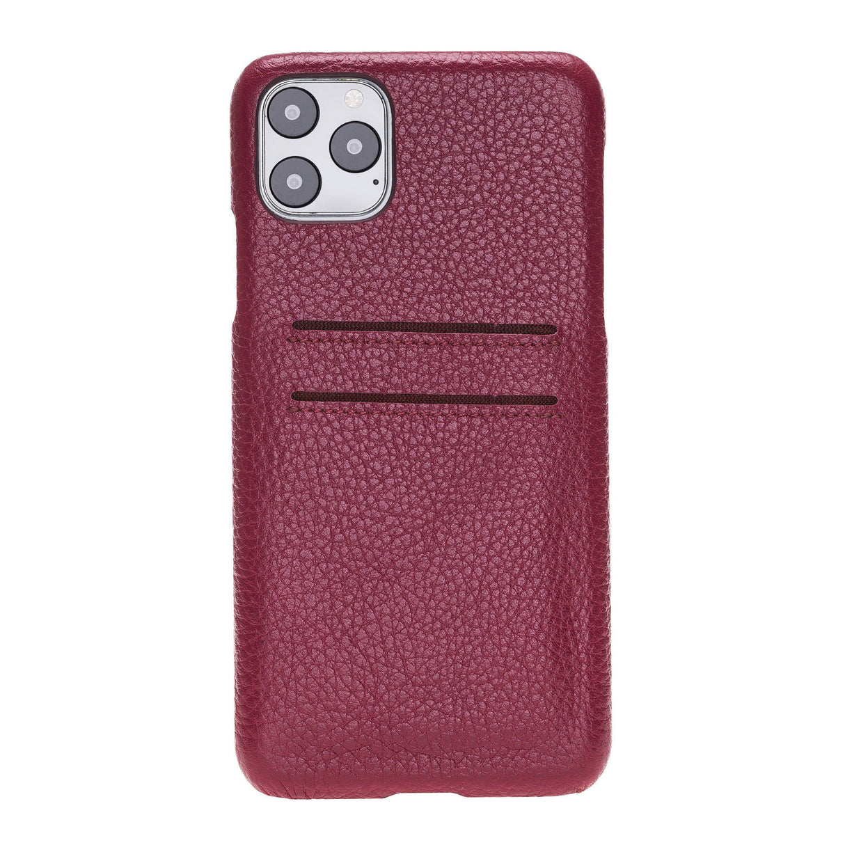 iPhone 11 Pro Max Snap - on Leather Case with Credit Card Slots by Hardiston - premium iPhone 11 Cases