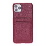iPhone 11 Pro Max Snap - on Leather Case with Credit Card Slots by Hardiston - premium iPhone 11 Cases