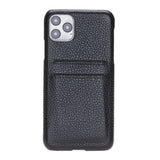 iPhone 11 Pro Max Snap - on Leather Case with Credit Card Slots by Hardiston - premium iPhone 11 Cases