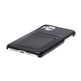 iPhone 11 Pro Max Snap - on Leather Case with Credit Card Slots by Hardiston - premium iPhone 11 Cases