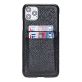 iPhone 11 Pro Max Snap - on Leather Case with Credit Card Slots by Hardiston - premium iPhone 11 Cases