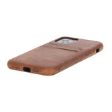 iPhone 11 Pro Snap - on Full Cover Leather Case with Credit Card Slots by Hardiston - premium iPhone 11 Cases