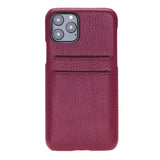 iPhone 11 Pro Snap - on Leather Case with Credit Card Slots by Hardiston - premium iPhone 11 Cases