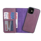 iPhone 12 Leather Dual Fold Phone Wallet Case by Hardiston - premium iPhone 12 Cases