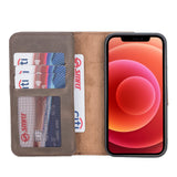 iPhone 12 Mini Leather Dual Wallet Case by Hardiston - premium iPhone 12 Cases