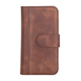 iPhone 12 Mini Leather Dual Wallet Case by Hardiston - premium iPhone 12 Cases