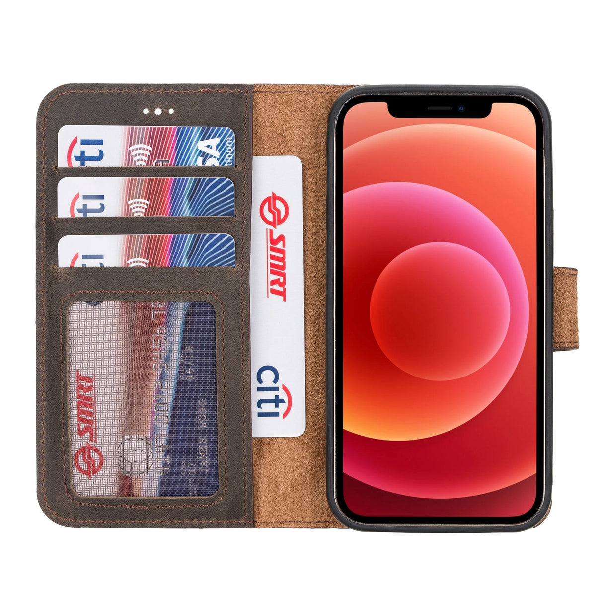 iPhone 12 Mini Leather Wallet Case by Hardiston - premium iPhone 12 Cases