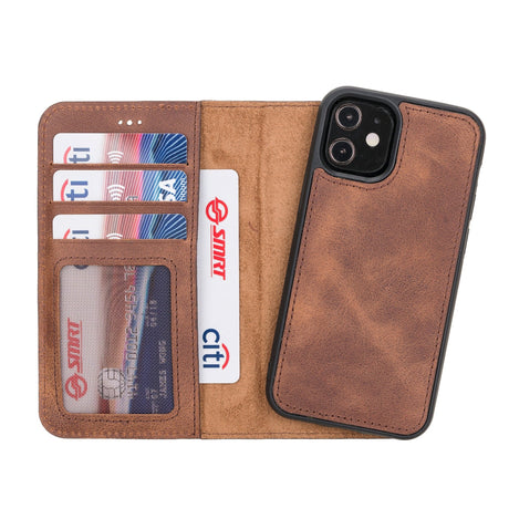 iPhone 12 Mini Leather Wallet Case by Hardiston - premium iPhone 12 Cases