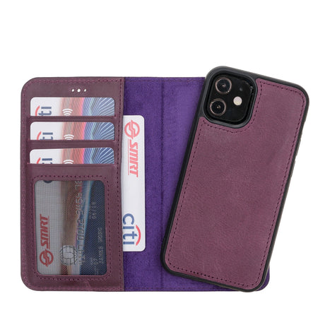 iPhone 12 Mini Leather Wallet Case by Hardiston - premium iPhone 12 Cases