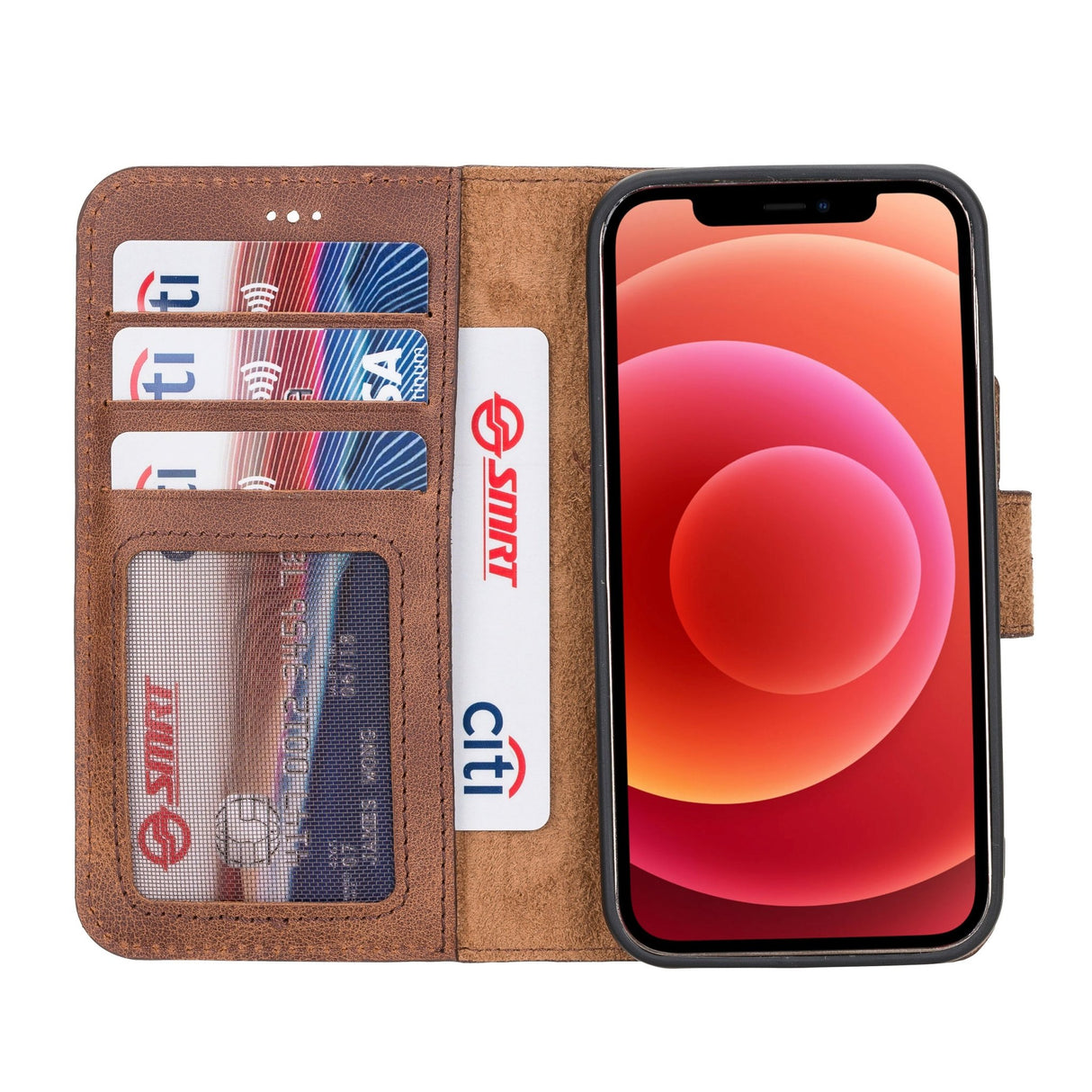 iPhone 12 Mini Leather Wallet Case by Hardiston - premium iPhone 12 Cases