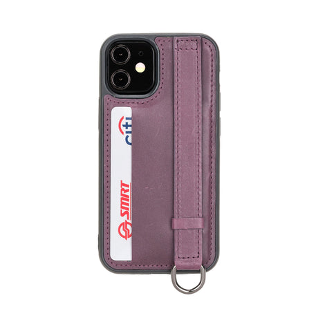 iPhone 12 Mini Snap - on Leather Grip Case by Hardiston - premium iPhone 12 Cases