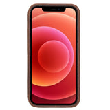 iPhone 12 Pro Snap - on Full Cover Leather Case with Credit Card Slots by Hardiston - premium iPhone 12 Cases