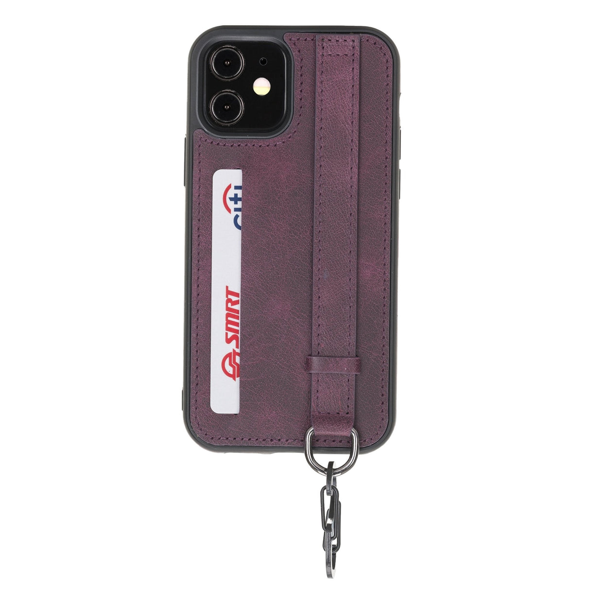iPhone 12 Pro Snap - on Leather Grip Case by Hardiston - premium iPhone 12 Cases