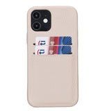 iPhone 12 Snap - on Full Cover Leather Case with Credit Card Slots by Hardiston - premium iPhone 12 Cases