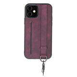 iPhone 12 Snap - on Leather Grip Case by Hardiston - premium iPhone 12 Cases