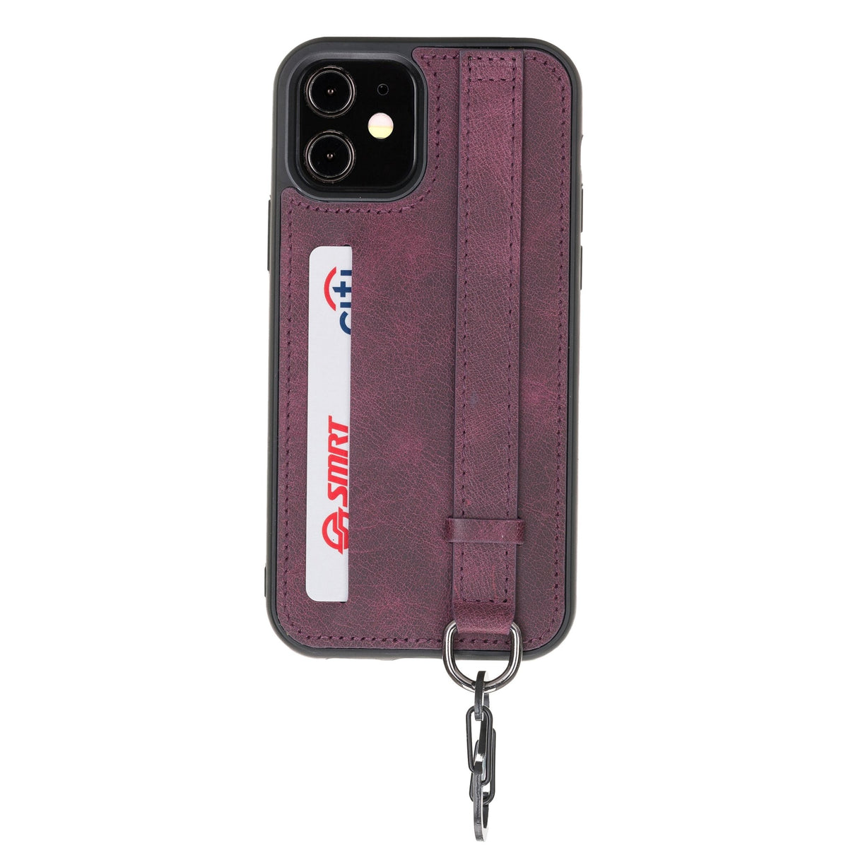 iPhone 12 Snap - on Leather Grip Case by Hardiston - premium mws_apo_generated