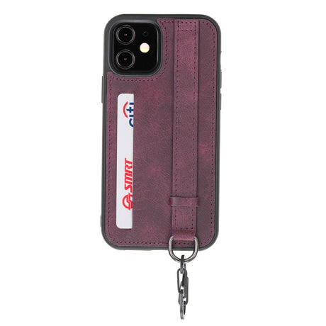 iPhone 12 Snap - on Leather Grip Case by Hardiston - premium mws_apo_generated