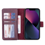 iPhone 13 Leather Dual Wallet Case by Hardiston - premium iPhone 13 Cases